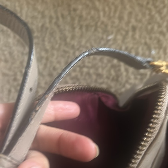 AUTH Pre-owned MARC by MARC JACOBS Goodbye Columbus Sylvie Cement Grey Crossbody - Picture 8 of 16